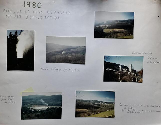 1980-arlette-maussan −  de 1980 sur papier blanc Collage photo